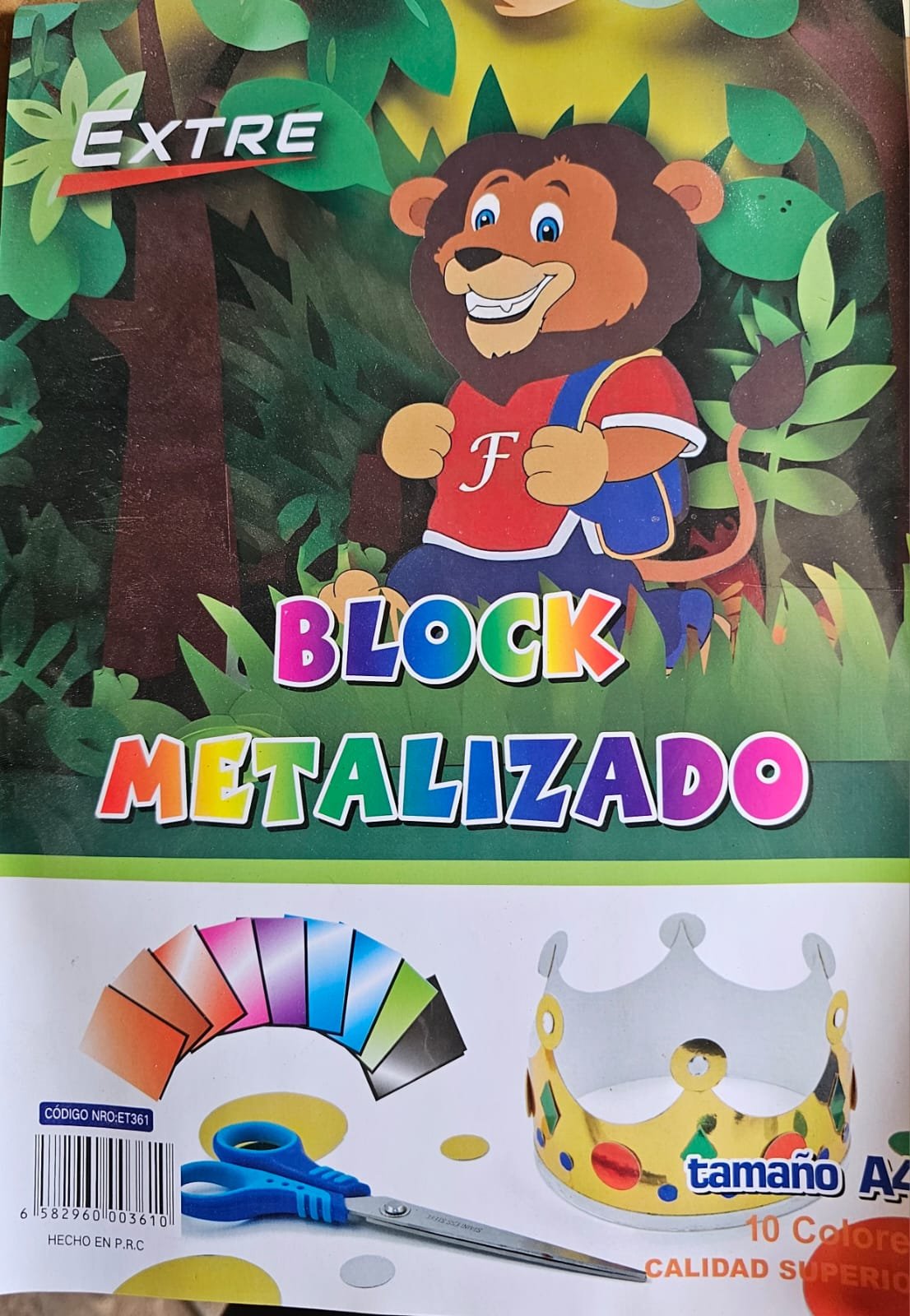 PAPEL LUSTRO A4 METALIZADO